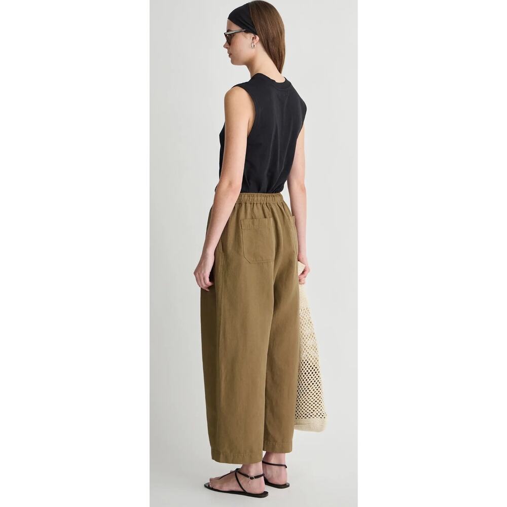 Apiece Apart Everyday Pull-On Pants Tobacco Relax Women's M Casual Wardrobe - Picture 10 of 12